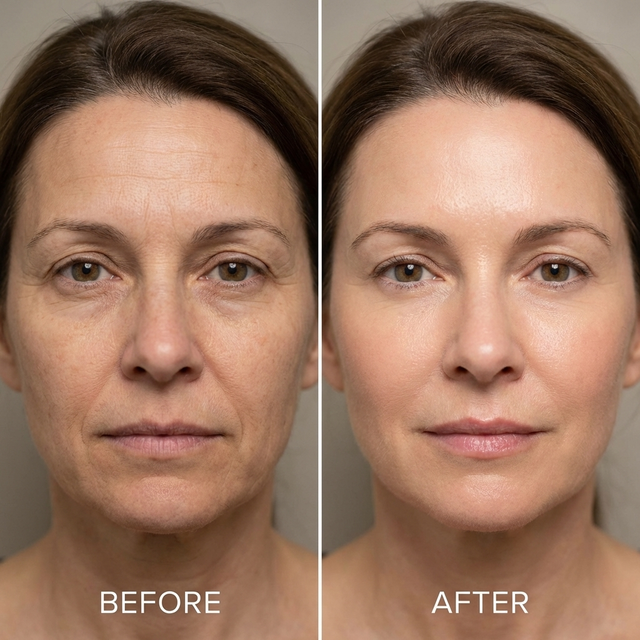 Before and after result 4